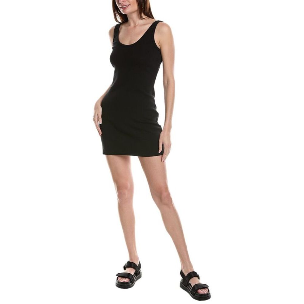 perfectwhitetee Black Midi Dress